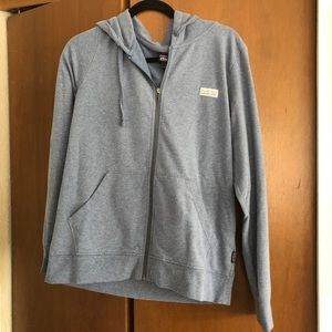 Patagonia Blue Heathered Organic Cotton Hoodie S